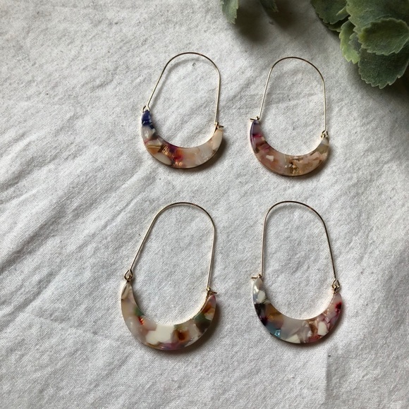 The Andie - Colorful Crescent Hoop! - Picture 6 of 6